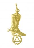 Cowboy boot w/Symbol pendant NA/AA